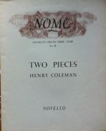 Coleman, Henry - Two Pieces