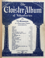 Cloiser Album of Voluntaries, The - Book 1