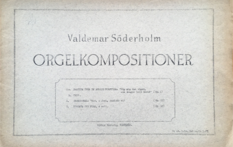 Soderholm, Valdemar - Three pieces